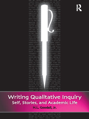 cover image of Writing Qualitative Inquiry